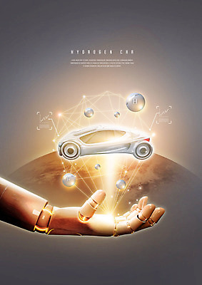 PSD 편집이미지 자동차 사람없음 빛 컬러풀 그린에너지 로봇 친환경 로봇팔 수소 수소기호 수소에너지 친환경자동차 수소자동차 이미지편집 기호 육상교통 컬러 환경 에너지 원소 파일형식