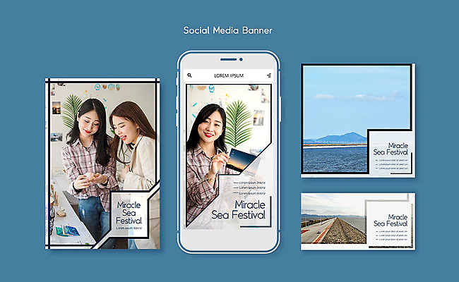 PSD 템플릿 배너템플릿 여자 ZIP 바다 여행 웹템플릿 디자인시안 모바일 사람 20대 성인 세명 파란색 친구 스마트폰 세트 축제 한국인 엽서 모바일템플릿 모바일웹 기념품 보여주기 바닷길 소셜 소셜네트워크 소셜미디어 웹배너 성인여자만 모바일앱 SNS배너 모바일페이지 이미지템플릿 배너 길 컬러 관계 모션 동양인 청년 핸드폰 스마트기기 편지 오브젝트 페이지 여자만 성인만 파일형식
