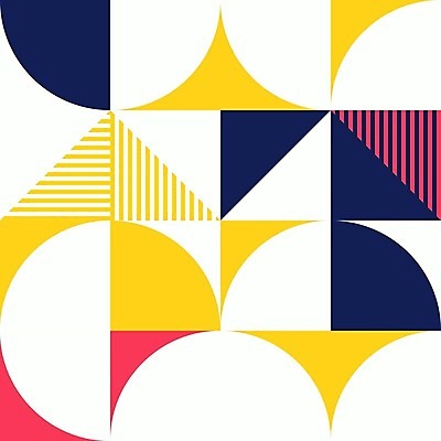 EPS 해외이미지 모양 템플릿 디자인 포스터 백그라운드 패턴 일러스트 추상 사람없음 그래픽 장식 컬러풀 노란색 원형 플랫 심플 기하학 구성 스타일 미니멀리스트 미니멀 해외202004 해외일러스트 도형 컬러 무늬 파일형식 벡터