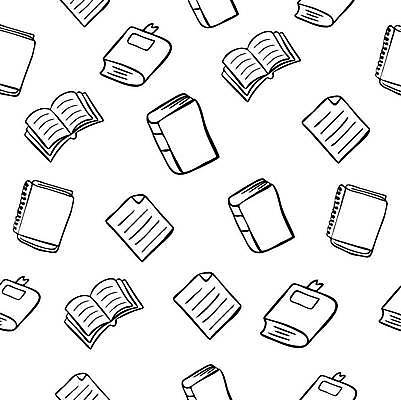 EPS 해외이미지 디자인 패턴 라인일러스트 일러스트 사람없음 책 펼침 패턴백그라운드 스프링노트 북마크 해외일러스트 백그라운드 무늬 모션 공책 파일형식 벡터 이미지허브