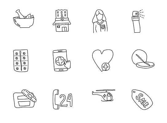 EPS 해외이미지 손 디자인 컨셉 인터넷 일러스트 비즈니스 청진기 모바일 건강 병원 치료 스마트폰 핸드폰 세트 픽토그램 알약 약 스크린 웹 환자 의사 낙서 만화 약국 심볼 서비스 사인 그림 손그림 온라인 UI 고립 돌봄 지원 스타일 해외일러스트 의학 의료기기 모션 신체부위 전자제품 스마트기기 의료진 파일형식 벡터 이미지허브