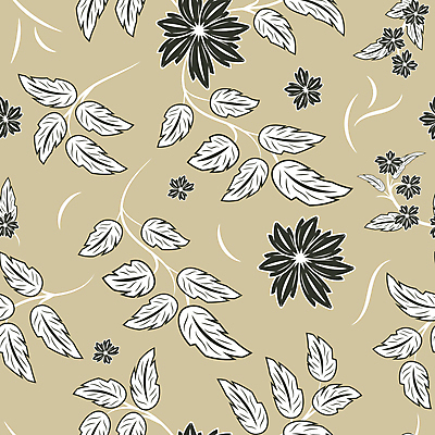 JPG 해외이미지 꽃 잎 패턴 일러스트 사람없음 갈색 패턴백그라운드 라인아트 해외일러스트 식물 선 컬러 백그라운드 무늬 파일형식 이미지허브