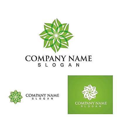 EPS 해외이미지 나무 디자인 잎 일러스트 사람없음 초록색 심볼 에코 유기농 엘리먼트 해외일러스트 식물 웰빙 컬러 환경 파일형식 벡터 이미지허브