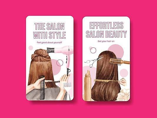 EPS 해외이미지 헤어스타일 손 여자 일러스트 상반신 성인 두명 신체부위 머리빗 미용실 드라이어 미용사 이발 머리손질 스타일링 성인여자만 해외일러스트 직업 사람 뷰티 미용용품 뷰티샵 여자만 성인만 파일형식 벡터 이미지허브