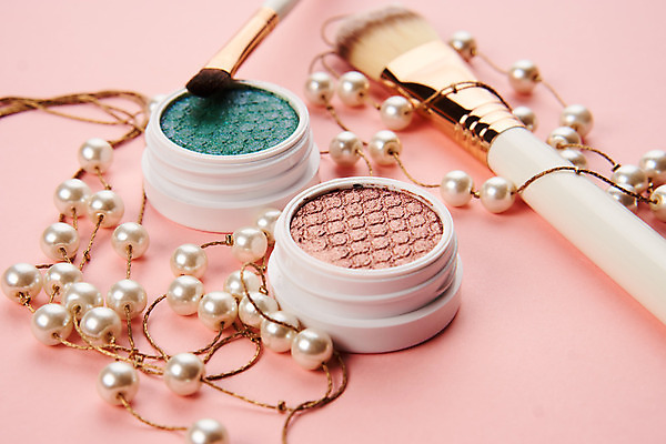 포토 JPG 해외이미지 사람없음 세트 뷰티 화장품 오브젝트 아이섀도 메이크업브러쉬 해외포토 붓 파일형식 이미지허브