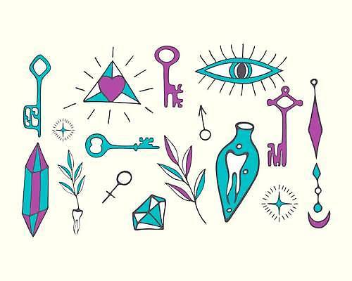 EPS 해외이미지 손 실루엣 별 선 스티커 일러스트 열쇠 미술 그래픽 세트 태양 할로윈 수확 마법사 의식 재산 낙서 신비 크리스탈 스케치 수집 심볼 명상 사인 그림 마녀 심플 윤곽 손그림 점성술 공상 마법 엘리먼트 해외일러스트 자연요소 컨셉 농업 문화예술 촬영기법 신체부위 금융 광석 파일형식 벡터 이미지허브