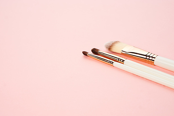 포토 JPG 해외이미지 사람없음 세트 뷰티 화장품 오브젝트 아이섀도 메이크업브러쉬 해외포토 붓 파일형식 이미지허브