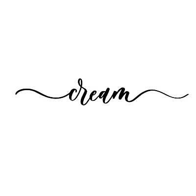 EPS 해외이미지 손글씨 영어 일러스트 캘리그라피 사람없음 크림 필기체 레터링 해외일러스트 문자 파일형식 벡터 이미지허브