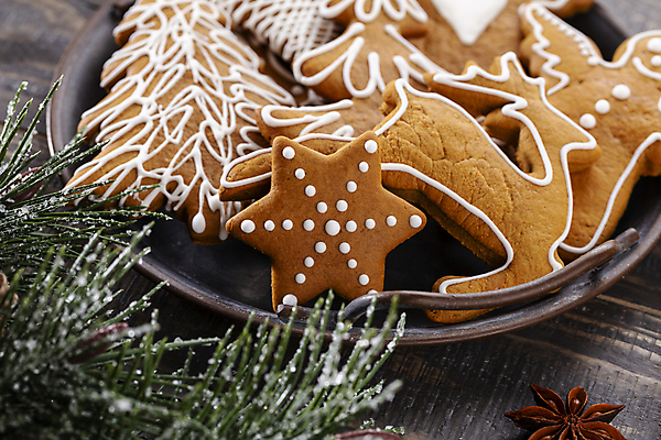 포토 JPG 해외이미지 별 잎 크리스마스 크리스마스용품 실내 사람없음 쿠키 별모형 사슴모양 나무배경 해외포토 자연요소 모양 식물 기념일 백그라운드 디저트 내부 모형 용품 파일형식 이미지허브