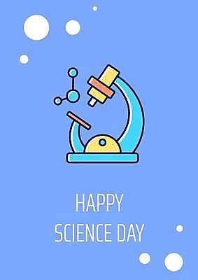 EPS 해외이미지 템플릿 일러스트 현미경 사람없음 파란색 관찰 과학의날 해외일러스트 컬러 모션 실험기구 파일형식 벡터 법정기념일 이미지허브