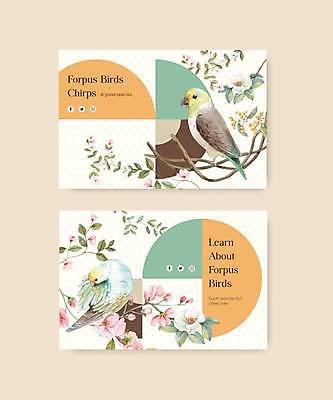 EPS 해외이미지 꽃 야생동물 잎 일러스트 사람없음 반려동물 나뭇가지 앵무새 파스텔톤 해외일러스트 나무 식물 동물 컬러 조류 파일형식 벡터 이미지허브