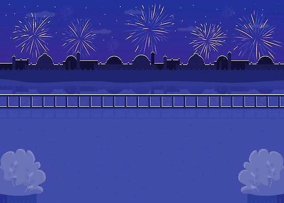 EPS 해외이미지 일러스트 불꽃놀이 이벤트 사람없음 야간 해외일러스트 자연요소 놀이 파일형식 벡터 이미지허브