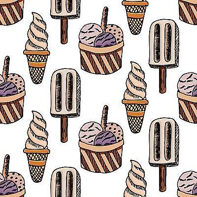 EPS 해외이미지 손 선 음식 백그라운드 패턴 일러스트 아이스크림 디저트 미술 그래픽 장식 세트 컬러풀 과자 초콜릿 얼음 카페 신선 달콤 맛 낙서 상품 시원함 스케치 수집 심볼 크림 오브젝트 사인 메뉴 상쾌 그림 윤곽 원뿔 와플 고립 바닐라 현실 해외일러스트 자연요소 도형 감정 컬러 컨셉 무늬 문화예술 신체부위 상점 파일형식 벡터 이미지허브