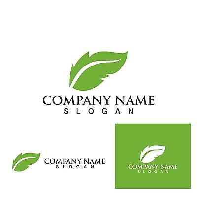 EPS 해외이미지 나무 디자인 잎 일러스트 사람없음 초록색 심볼 에코 유기농 엘리먼트 해외일러스트 식물 웰빙 컬러 환경 파일형식 벡터 이미지허브