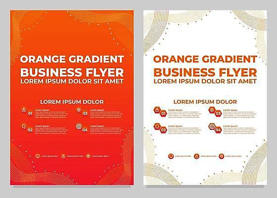 EPS 해외이미지 디자인 백그라운드 일러스트 추상 사람없음 세트 주황색 해외일러스트 컬러 무늬 파일형식 벡터 이미지허브