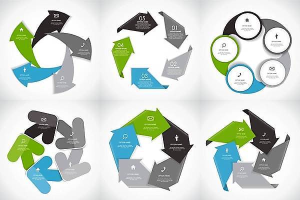 EPS 해외이미지 일러스트 비즈니스 그래프 사람없음 인포그래픽 회색 스마트 해외일러스트 컬러 컨셉 파일형식 벡터 이미지허브