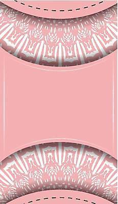 EPS 해외이미지 문양 분홍색 일러스트 프레임 사람없음 화려 고급 빅토리아 카피스페이스 해외일러스트 레이스천 컬러 컨셉 공백 직물 파일형식 벡터 이미지허브