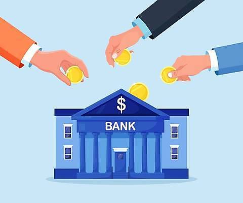 EPS 해외이미지 손 일러스트 들기 신체부위 금융 파란색 동전 저축 넣기 적금 해외일러스트 컬러 돈 모션 사람 경제 파일형식 벡터 이미지허브