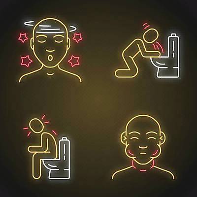 EPS 해외이미지 별 일러스트 사람모양 앉기 사람없음 빛 네온 변기 구토 설사 식중독 증상 현기증 네온아트 해외일러스트 자연요소 모양 모션 변 파일형식 벡터 이미지허브