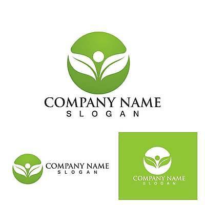 EPS 해외이미지 디자인 잎 일러스트 사람없음 초록색 심볼 에코 유기농 엘리먼트 해외일러스트 식물 웰빙 컬러 환경 파일형식 벡터 이미지허브