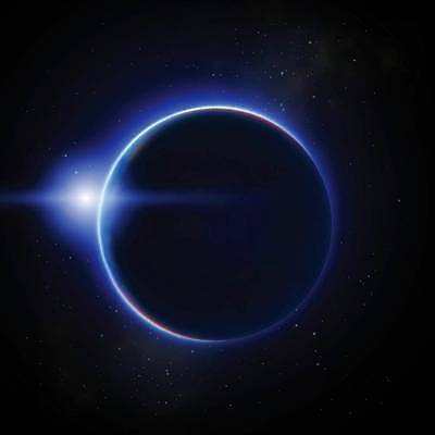 EPS 해외이미지 지구 일러스트 사람없음 우주 달 가림 해외일러스트 자연요소 모션 파일형식 벡터 이미지허브