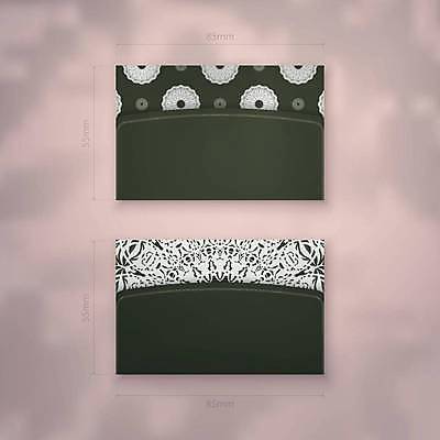 EPS 해외이미지 디자인 백그라운드 패턴 일러스트 명함 사람없음 세트 검은색 고급 만다라 목업 해외일러스트 컬러 컨셉 무늬 파일형식 벡터 이미지허브