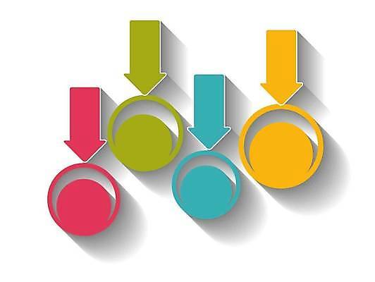 EPS 해외이미지 디자인 화살표 일러스트 비즈니스 사람없음 그래픽 자료 인포그래픽 원형 엘리먼트 해외일러스트 도형 파일형식 벡터 이미지허브