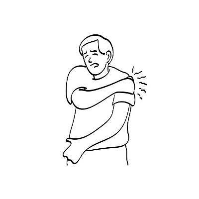 EPS 해외이미지 남자 라인일러스트 일러스트 건강 한명 상반신 성인 고통 잡기 찡그림 라인아트 어깨 손그림 어깨통증 성인남자한명만 해외일러스트 1 감정 선 모션 표정 사람 신체부위 질병 남자한명만 성인남자만 파일형식 벡터 이미지허브