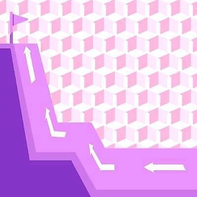 EPS 해외이미지 화살표 백그라운드 일러스트 프레임 사람없음 깃발 상승 카피스페이스 해외일러스트 컨셉 공백 파일형식 벡터 이미지허브