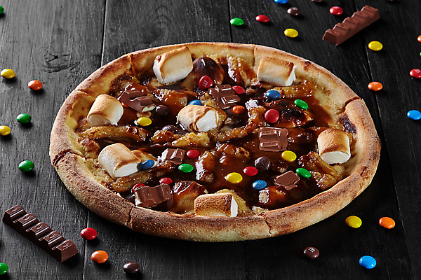 포토 JPG 해외이미지 피자 사탕 사람없음 초콜릿 달콤 마시멜로우 나무탁자 캐러멜 해외포토 탁자 디저트 패스트푸드 서양음식 맛 파일형식 이미지허브