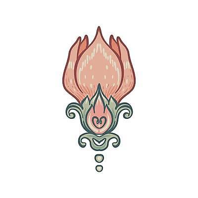 EPS 해외이미지 디자인 꽃 일러스트 미술 사람없음 클래식 복고 해외일러스트 식물 컨셉 문화예술 파일형식 벡터 이미지허브