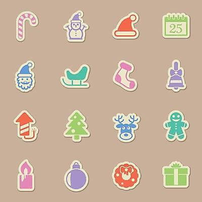 EPS 해외이미지 스티커 일러스트 초 산타모자 눈사람 양말 폭죽 사람없음 선물상자 세트 컬러풀 크리스마스트리 라벨 루돌프 달력 종 썰매 지팡이사탕 진저맨 오너먼트 크리스마스리스 해외일러스트 모자_잡화 컬러 크리스마스장식 크리스마스 사슴 프레임 사탕 선물 상자 화환 진저쿠키 파일형식 벡터 이미지허브