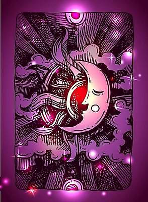 EPS 해외이미지 손 디자인 별 얼굴 선 백그라운드 일러스트 벽지 하늘 추상 그래픽 장식 보라색 꿈 골동품 달 축하 직물 중세 야간 초승달 인쇄 스케치 제비꽃 심볼 사인 그림 윤곽 초대 점성술 마법 옛날 스타일 해외일러스트 자연요소 꽃 컬러 컨셉 무늬 미술 신체부위 역사 파일형식 벡터 이미지허브