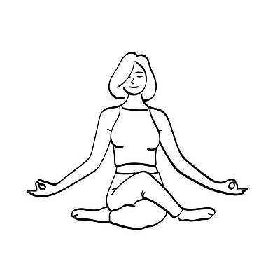 EPS 해외이미지 전신 라이프스타일 여자 라인일러스트 일러스트 요가 휴식 건강 한명 앉기 성인 운동 요가자세 라인아트 명상 손그림 성인여자한명만 해외일러스트 1 웰빙 선 포즈 컨셉 모션 사람 생활 여자한명만 성인여자만 파일형식 벡터 이미지허브