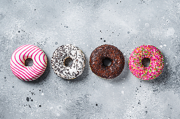 포토 JPG 해외이미지 디저트 실내 사람없음 여러개 도넛 일렬 해외포토 음식 다수 내부 파일형식 이미지허브