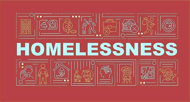 EPS 해외이미지 디자인 선 백그라운드 컨셉 일러스트 건강 타이포그라피 사람없음 단어 사회 플랫 가난 실업 커뮤니티 문제 노숙자 남용 해외일러스트 문자 비즈니스 공동체 파일형식 벡터 이미지허브