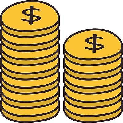 EPS 해외이미지 백그라운드 돈 일러스트 비즈니스 금융 달러 동전 흰색 원형 시장 재산 황금 플랫 가격 심볼 사인 투자 보물 고립 엘리먼트 해외일러스트 도형 컬러 경제 파일형식 벡터 이미지허브