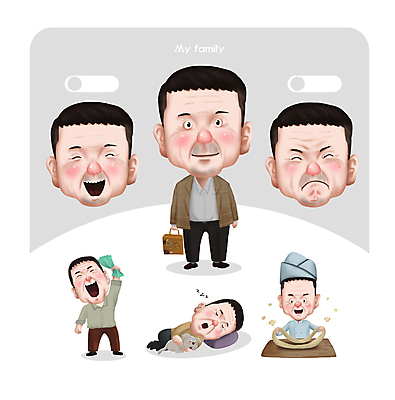 전신 한마리 남자 반려견 얼굴 중년 지폐 일러스트 가족 안기 서기 미소 웃음 들기 여러명 상반신 반려동물 눕기 쇼핑백 손들기 요리사 분노 잠 찡그림 아빠 강아지 반죽 아저씨 이모티콘 수타 수타면 중년남자만 월간캐릭터 일러캐릭터 AI파일 동물 직업 캐릭터 1 감정 다수 돈 가방 관계 모션 표정 사람 성인 신체부위 개 남자만 중년만 파일형식 벡터