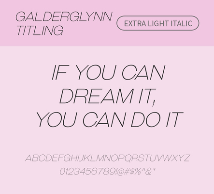 알파벳 영어 폰트 사람없음 OTF 라이트체 낱개폰트 설치폰트 디자인서체 영문폰트 Typodermic_서체 산세리프체 이탤릭체 galderglynntitling_서체 문자 파일형식