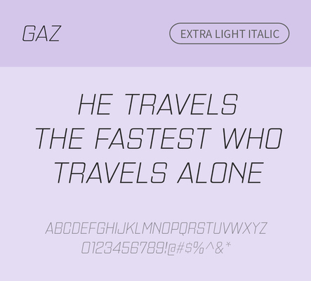 알파벳 영어 폰트 사람없음 OTF 라이트체 낱개폰트 설치폰트 디자인서체 영문폰트 Typodermic_서체 산세리프체 이탤릭체 gaz_서체 문자 파일형식