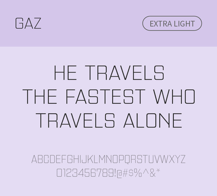 알파벳 영어 폰트 사람없음 OTF 라이트체 낱개폰트 설치폰트 디자인서체 영문폰트 Typodermic_서체 산세리프체 gaz_서체 문자 파일형식