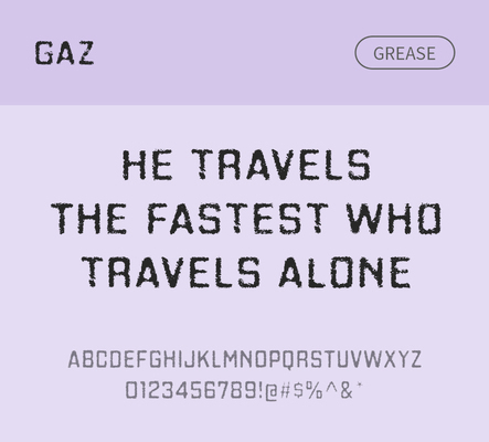 알파벳 영어 폰트 사람없음 OTF 낱개폰트 설치폰트 디자인서체 영문폰트 Typodermic_서체 산세리프체 gaz_서체 문자 파일형식