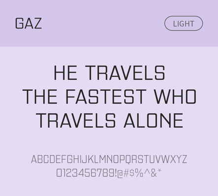 알파벳 영어 폰트 사람없음 OTF 라이트체 낱개폰트 설치폰트 디자인서체 영문폰트 Typodermic_서체 산세리프체 gaz_서체 문자 파일형식