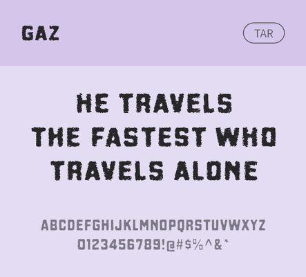 알파벳 영어 폰트 사람없음 OTF 낱개폰트 설치폰트 디자인서체 영문폰트 Typodermic_서체 산세리프체 gaz_서체 문자 파일형식