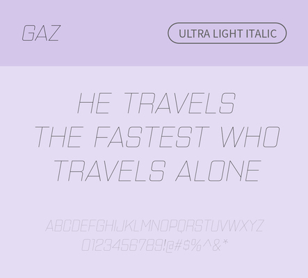 알파벳 영어 폰트 사람없음 OTF 라이트체 낱개폰트 설치폰트 디자인서체 영문폰트 Typodermic_서체 산세리프체 이탤릭체 gaz_서체 문자 파일형식