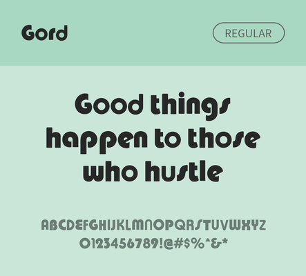 알파벳 영어 폰트 사람없음 OTF 레귤러체 낱개폰트 설치폰트 디자인서체 영문폰트 Typodermic_서체 gord_서체 문자 파일형식