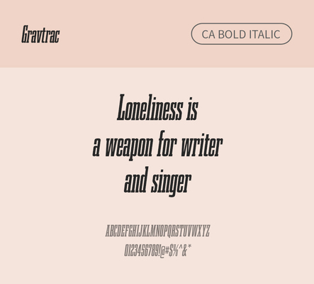 알파벳 영어 폰트 사람없음 OTF 볼드체 낱개폰트 설치폰트 디자인서체 영문폰트 Typodermic_서체 이탤릭체 슬랩세리프체 gravtrac_서체 gravtracca_서체 문자 파일형식