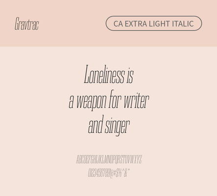 알파벳 영어 폰트 사람없음 OTF 라이트체 낱개폰트 설치폰트 디자인서체 영문폰트 Typodermic_서체 이탤릭체 슬랩세리프체 gravtrac_서체 gravtracca_서체 문자 파일형식