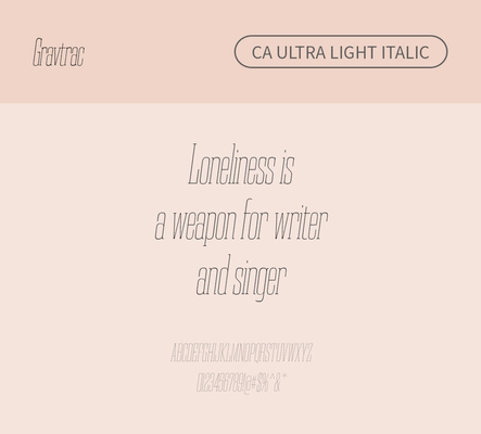 알파벳 영어 폰트 사람없음 OTF 라이트체 낱개폰트 설치폰트 디자인서체 영문폰트 Typodermic_서체 이탤릭체 슬랩세리프체 gravtrac_서체 gravtracca_서체 문자 파일형식