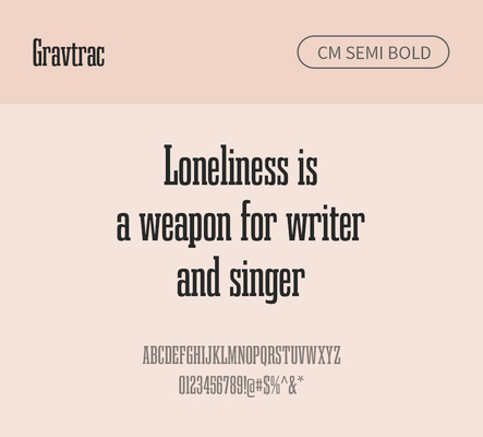 알파벳 영어 폰트 사람없음 OTF 낱개폰트 설치폰트 디자인서체 세미볼드체 영문폰트 Typodermic_서체 슬랩세리프체 gravtrac_서체 gravtraccm_서체 문자 파일형식